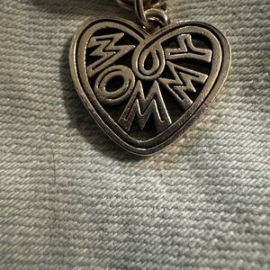 James Avery Silver Heart 'Mommy' Pendant